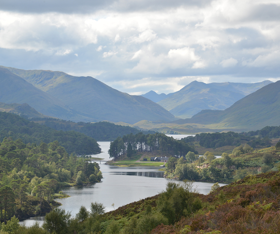 Glen Affric near Home Farm Bed and Breakfast in the Highlands of scotland